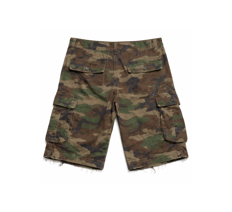 TRILOGY FIELD CAMO CARGO SHORTS