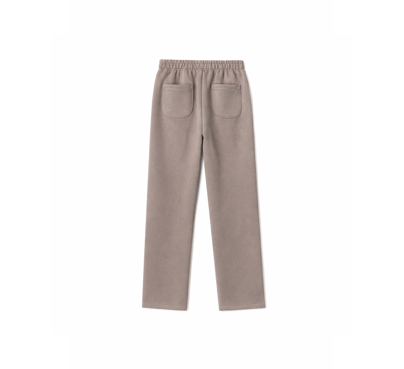 TAUPE PINTUCK SWEATPANTS