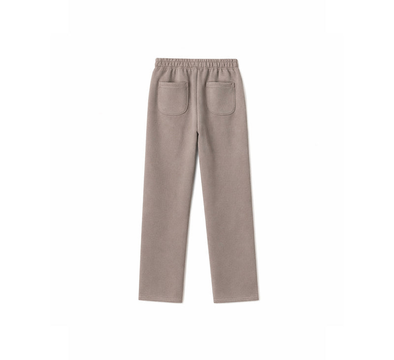 TAUPE PINTUCK SWEATPANTS